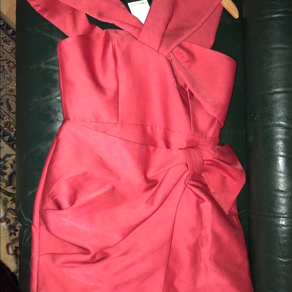 Cocktail dress in peach - Picture 2 of 4